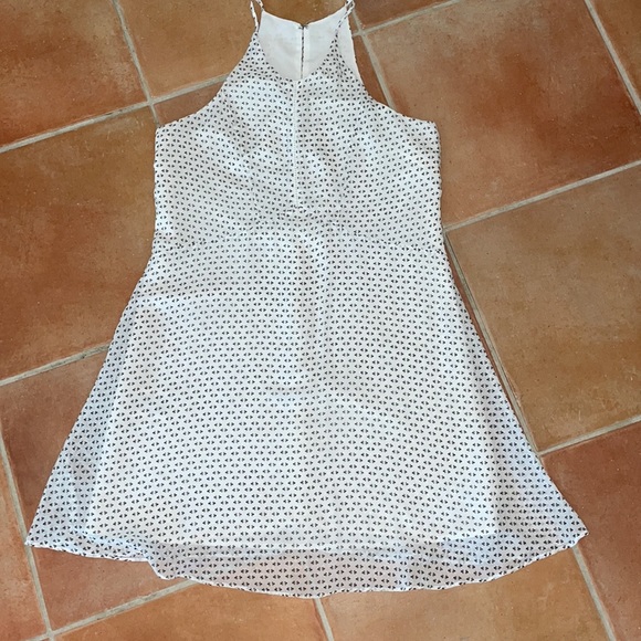 EUC BCBGeneration dress white with black print - XXS - Picture 1 of 12